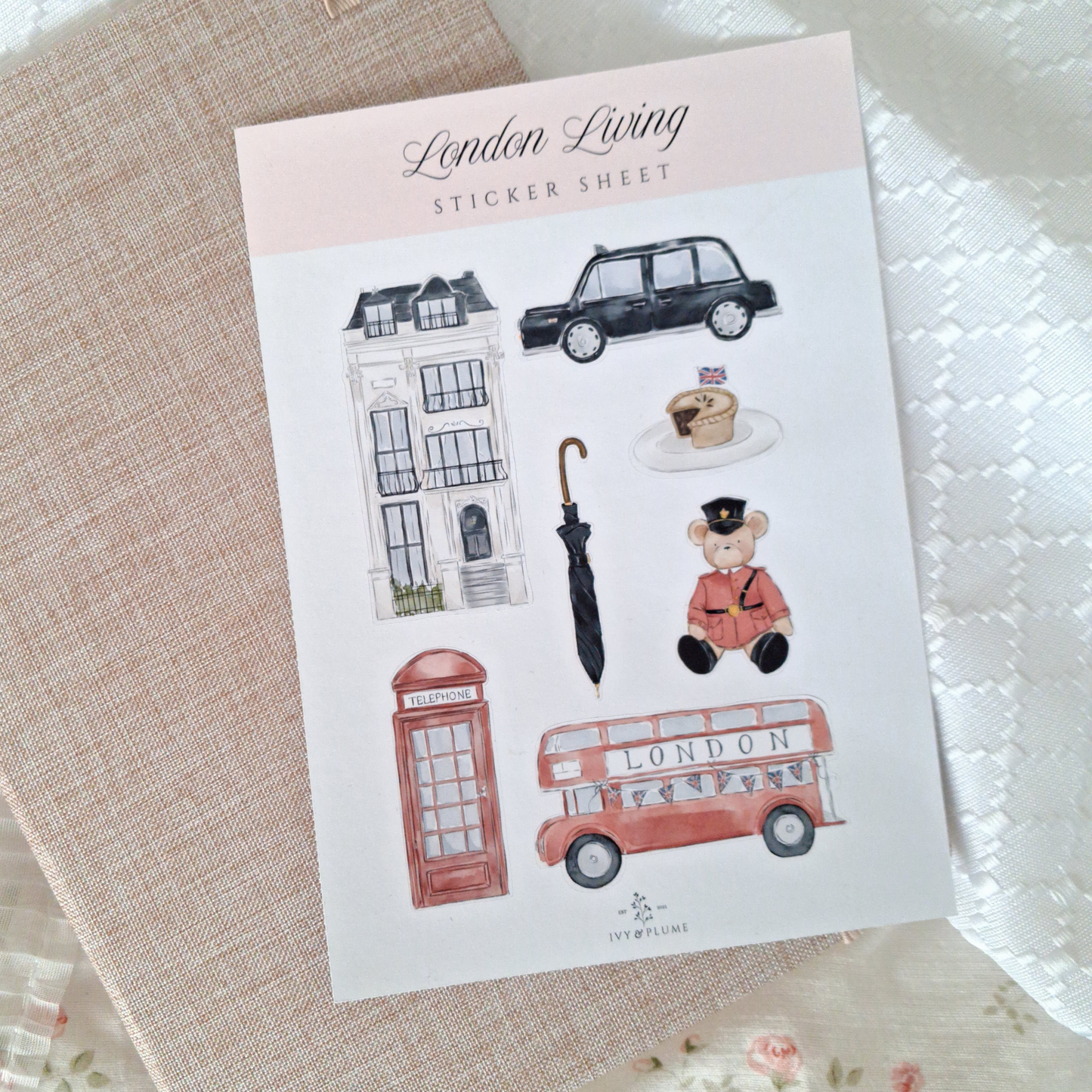 London Living Sticker Sheet