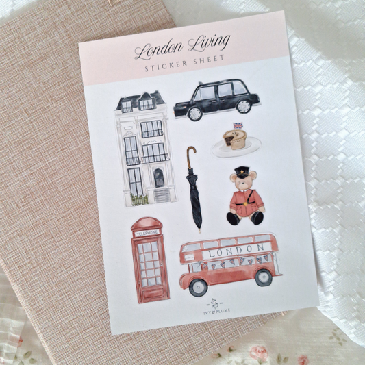 London Living Sticker Sheet