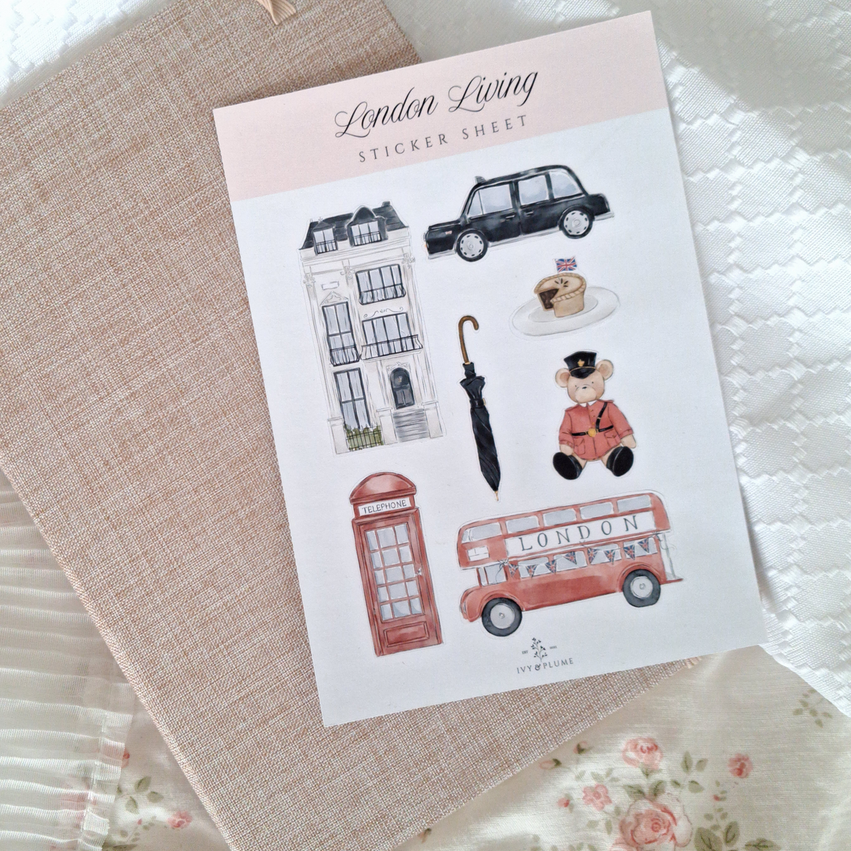 London Living Sticker Sheet