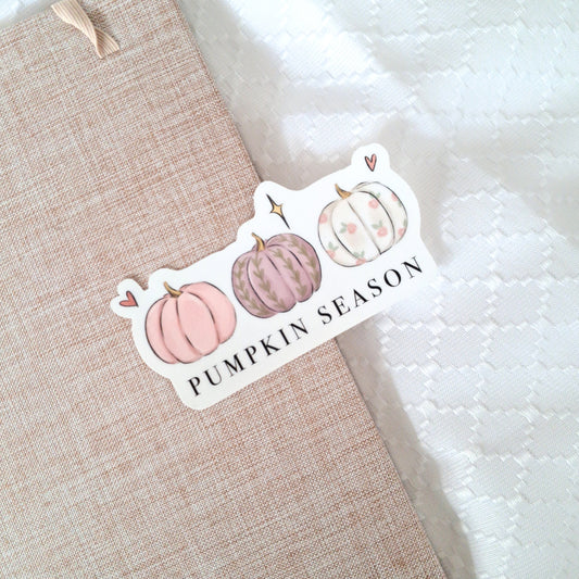 Pumpkin Season Sticker