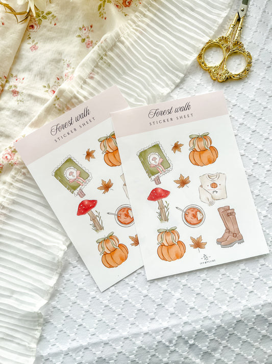 Forest Walk Sticker Sheet